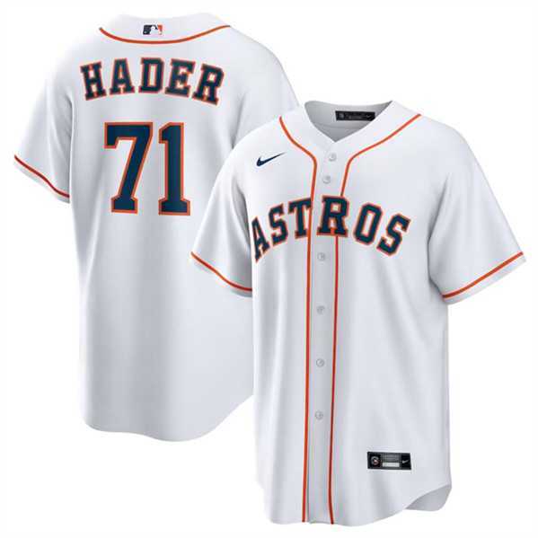 Men's Houston Astros #71 Josh Hader White Cool Base Stitched Baseball Jersey Dzhi,We sell and wholesale Men's Houston Astros #71 Josh Hader White Cool Base Stitched Baseball Jersey Dzhi on line form chian!